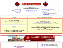 Tablet Screenshot of canadiansocialresearch.net